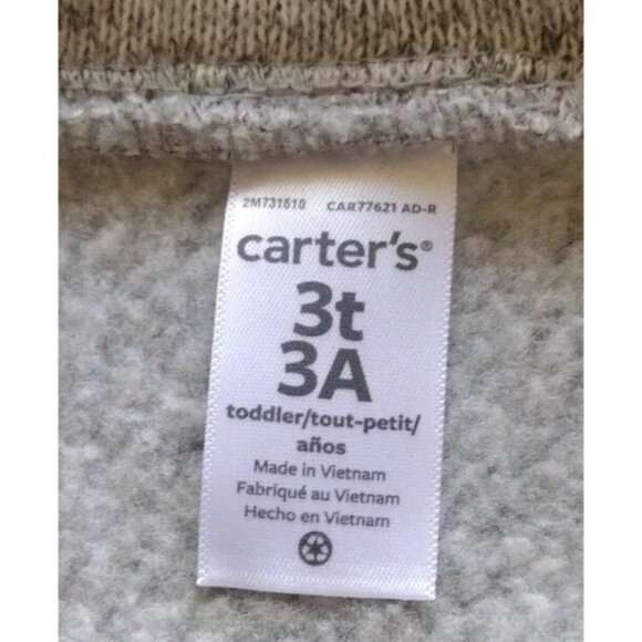 Carters Vest Boys 3t Full Zip Pockets - Picture 5 of 16